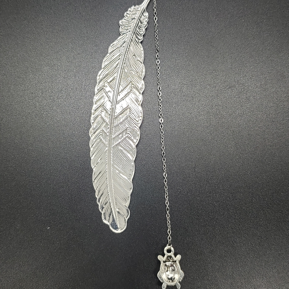 Feather Ladybug Hand Crafted Bookmark - Picture 3 of 4